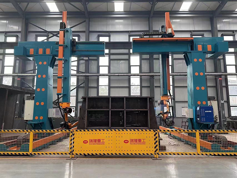 九軸懸臂鋼結(jié)構(gòu)焊接工作站 免示教編程焊接工作站