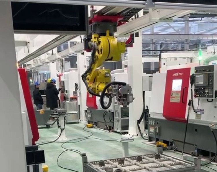 焊接機器人變位機工作站